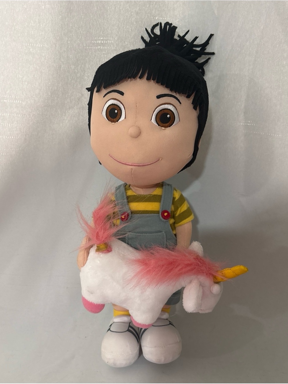 Despicable Me Agnes Plush Doll with Pink-Maned Unicorn - Kids Soft Toy